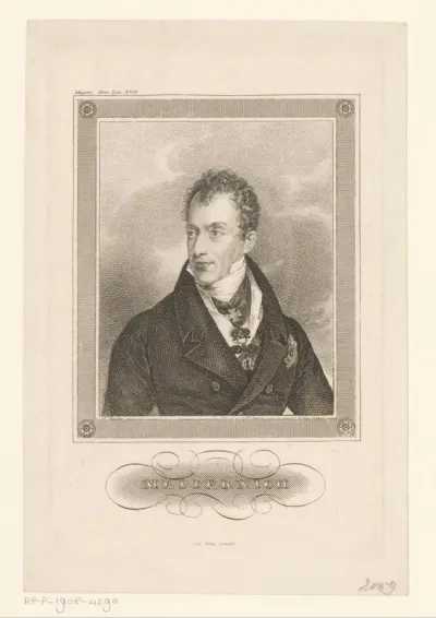 Portret van Klemens Wenzel Lothar, Fürst von Metternich