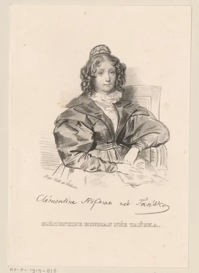 Portret van Klementyna Hoffmanowa