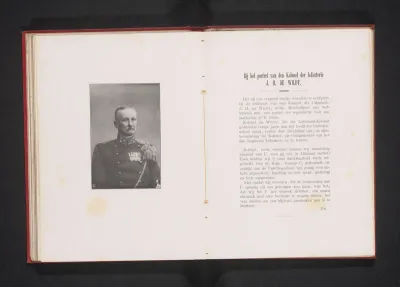 Portret van Kolonel der Infanterie J.H.de Wildt van de Koninklijke Militaire Academie in Breda