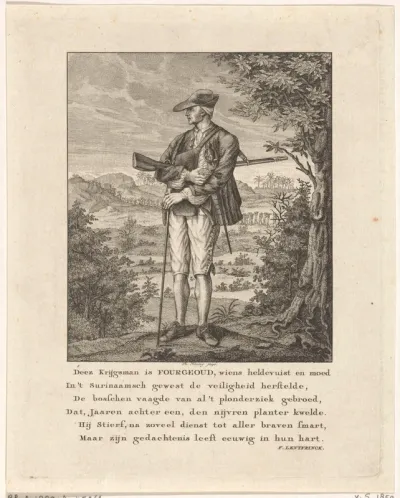 Portret van kolonel Louis Henri Fourgeoud