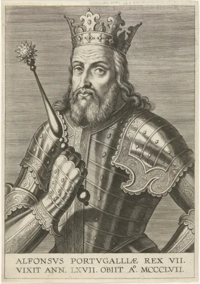 Portret van koning Alfons IV van Portugal