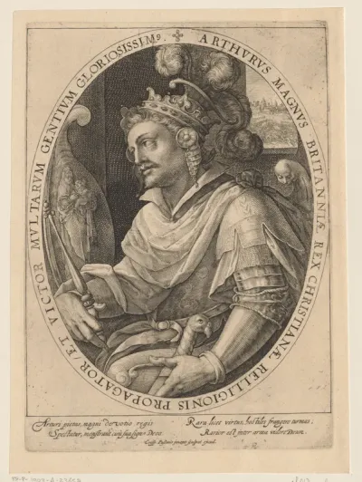 Portret van koning Arthur