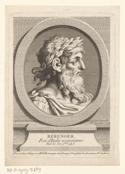 Portret van koning Berengarius