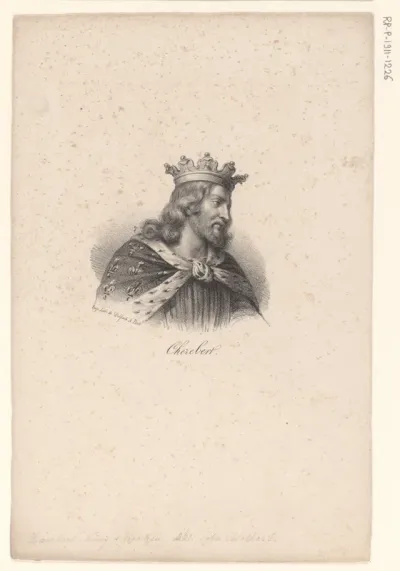 Portret van koning Charibert I