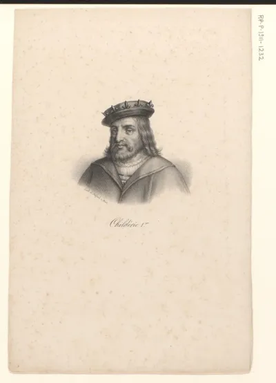 Portret van koning Childerik I