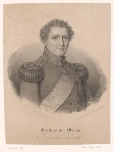 Portret van Koning Christian VIII