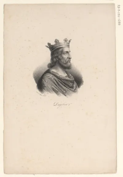 Portret van koning Dagobert I