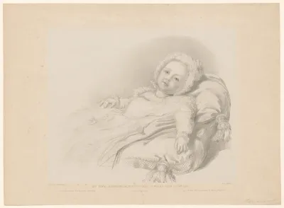 Portret van koning Eduard VII als baby