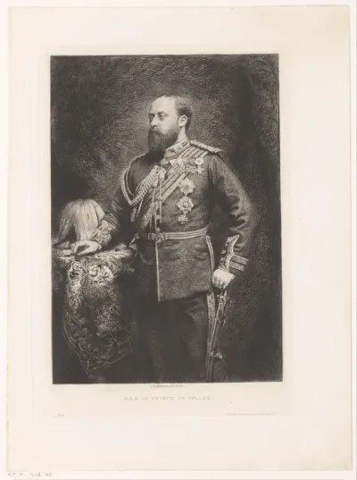 Portret van koning Edward VII