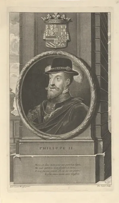 Portret van koning Filips II van Spanje