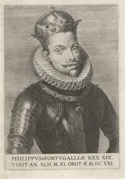 Portret van koning Filips III van Spanje, als koning van Portugal
