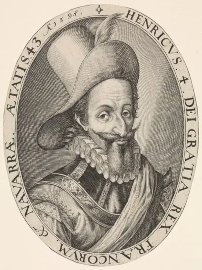 Portret van koning Hendrik IV van Frankrijk
