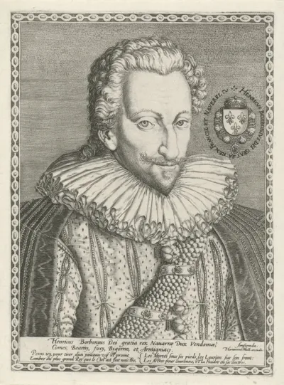 Portret van koning Hendrik IV van Frankrijk en Navarra