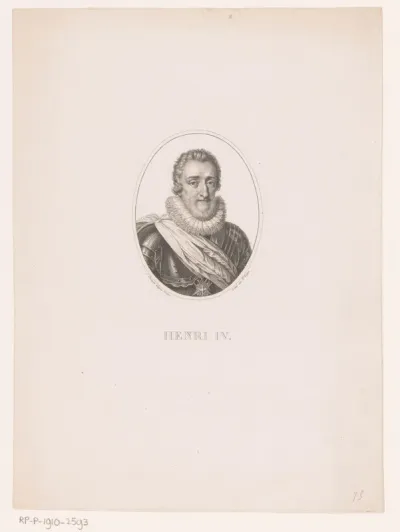 Portret van koning Henry de Bourbon