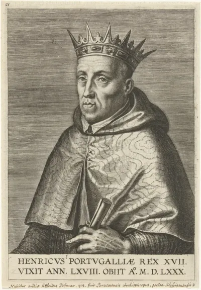 Portret van koning-kardinaal Hendrik I van Portugal