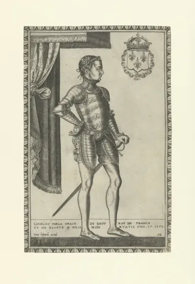 Portret van koning Karel IX van Frankrijk