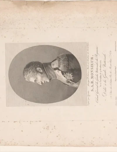 Portret van koning Karel X van Frankrijk