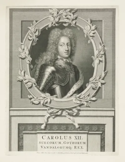 Portret van koning Karel XII van Zweden
