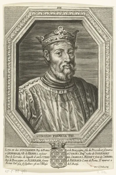Portret van koning Lodewijk IV van Frankrijk