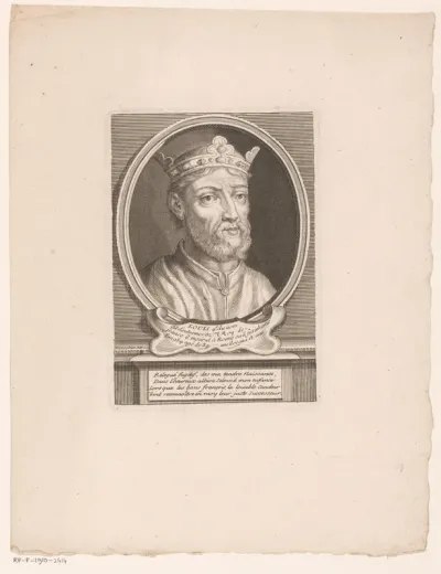Portret van koning Lodewijk IV