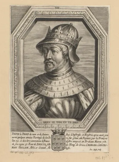Portret van koning Pepijn de Korte