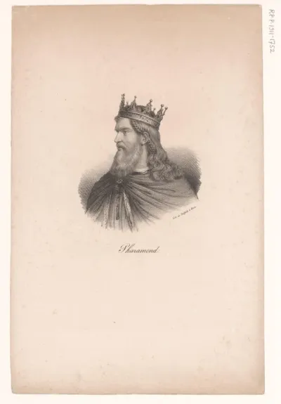 Portret van koning Pharamond