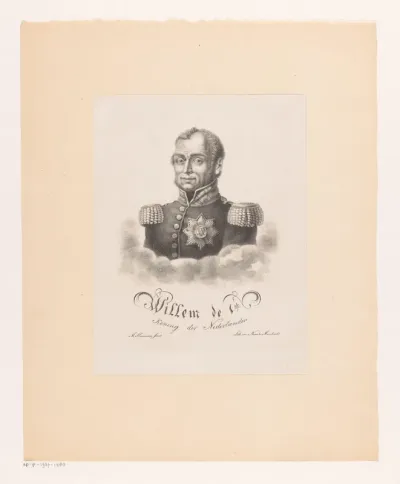 Portret van Koning Willem I