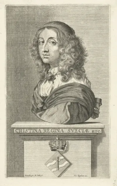 Portret van koningin Christina van Zweden