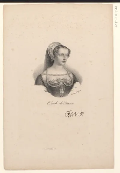 Portret van koningin Claude van Frankrijk