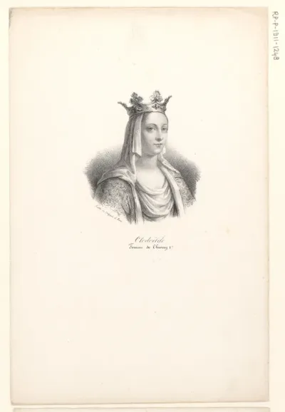Portret van koningin Clodoïlde