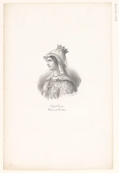 Portret van koningin Ingoberga