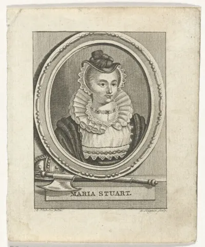 Portret van koningin Maria I Stuart, van Schotland