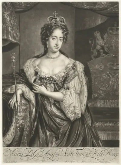 Portret van koningin Maria II Stuart