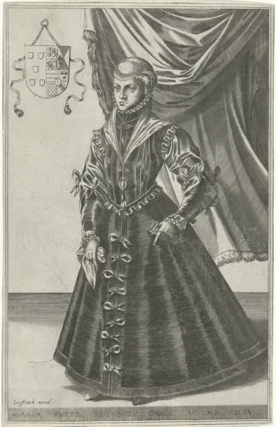 Portret van koningin Maria van Bohemen