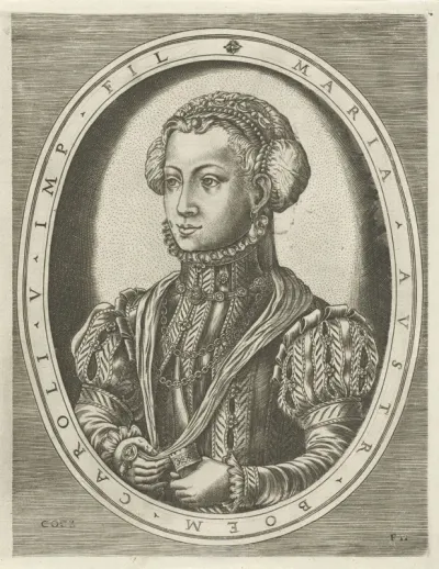 Portret van koningin Maria van Bohemen