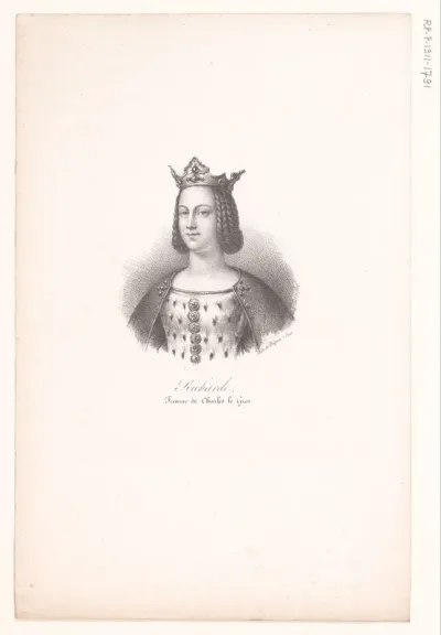 Portret van koningin Richardis