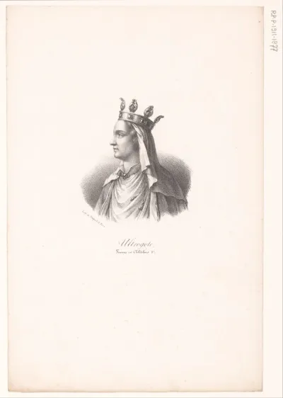 Portret van koningin Ultragotha