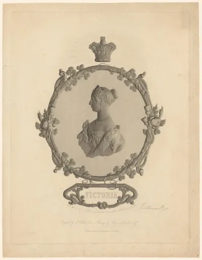 Portret van koningin Victoria van het Verenigd Koninkrijk