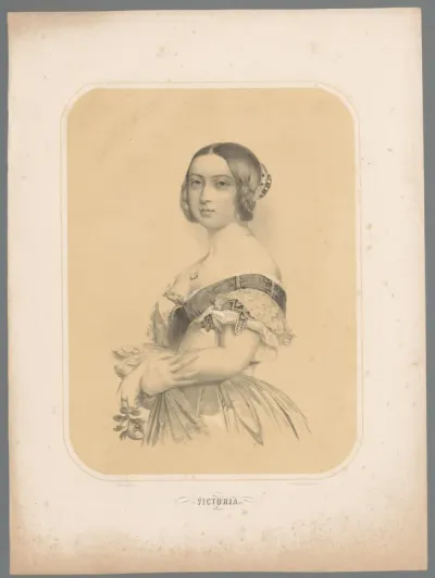 Portret van koningin Victoria
