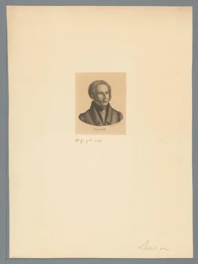 Portret van Konrad Johann Martin Langenbeck
