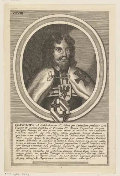 Portret van Konrad von Erlichshausen