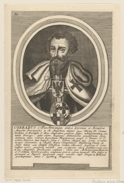 Portret van Konrad von Feuchtwangen