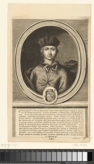 Portret van Konrad von Querfurt