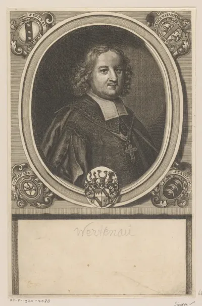 Portret van Konrad Wilhelm von Werthenau, bisschop van Würzburg