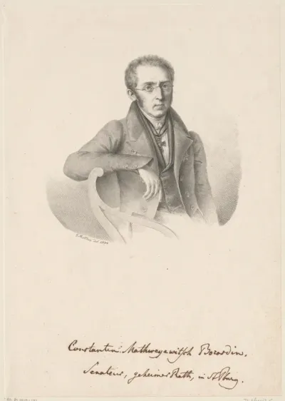 Portret van Konstantin Borosdin