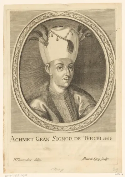 Portret van Köprülü Fazil Ahmet Pasja