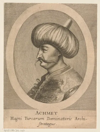 Portret van Köprülü Fazıl Ahmet