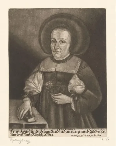 Portret van Kunigunda Schmidt