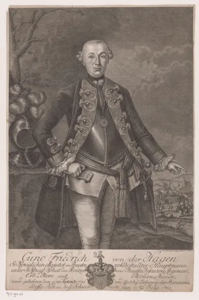 Portret van Kuno Friedrich von der Hagen
