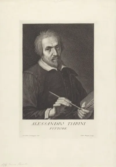 Portret van kunstenaar Alessandro Tiarini
